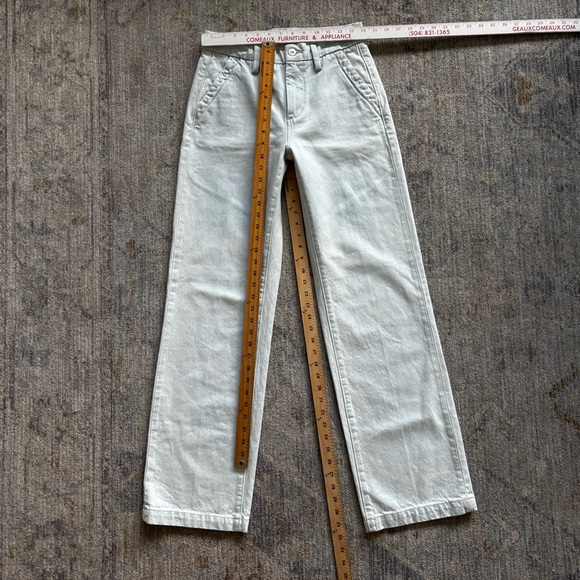 FAVORITE DAUGHTER The Taylor Low Rise Trousers Sierra Size 24 Trendy Effortless - Picture 8 of 10